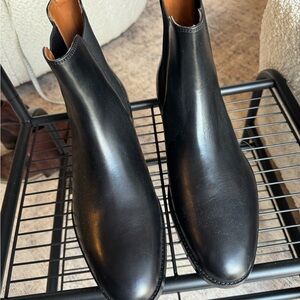 Men's Coach Black Leather Chelsea Boots